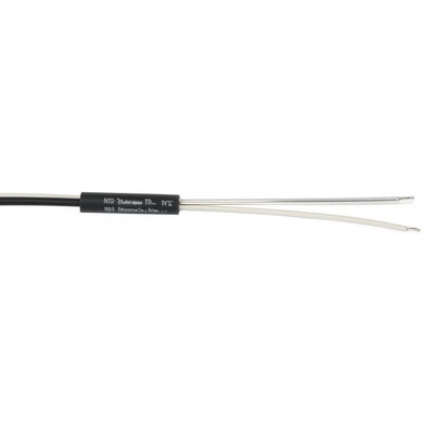 Sensor de temperatura NTC con tolerancia B del 1% con longitud de cable de 30 mm y límite de sobrecarga de 150% F.S.