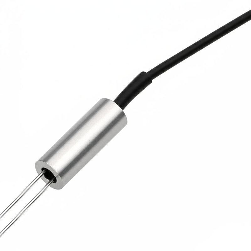 Sonda de resistencia sensible al calor altamente sensible con carcasa de aluminio y tubo termorretráctil