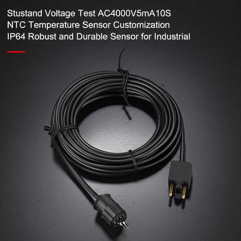 Withstand Voltage Test AC4000V5mA10S NTC Temperature Sensor Customization IP64 Robust and Durable Sensor for Industrial