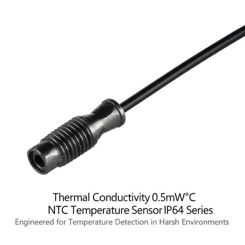 Conductividad térmica 0.5mW°C Sensor de temperatura NTC Serie IP64 Diseñado para la detección de temperatura en entornos hostiles